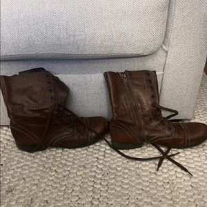 Steve Madden Brown Leather Women's Boots